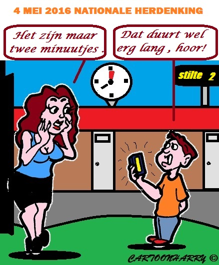Cartoon: Nationale Herdenking 1