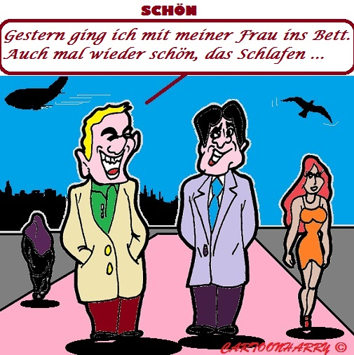 Cartoon: Schlafen 1