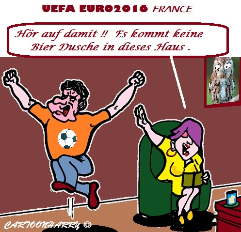 Cartoon: Kein Fussball Keine Bierdusche 1