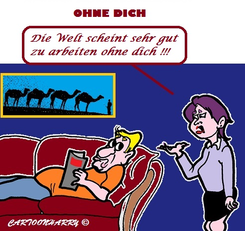 Cartoon: Immer Faul 1