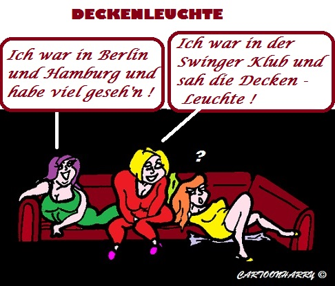 Cartoon: Deckenleuchte 1