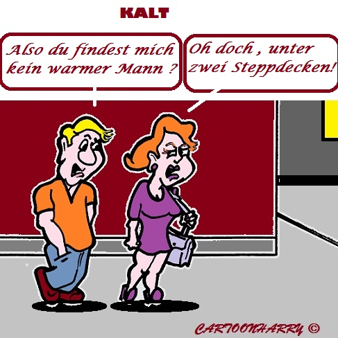 Cartoon: Ein kalter Mann 1