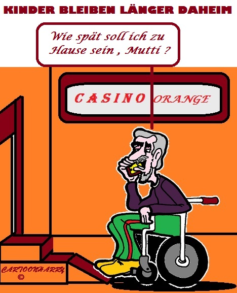 Cartoon: Bleib Daheim 1