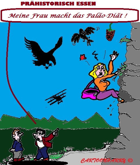 Cartoon: Paläo Diät 1