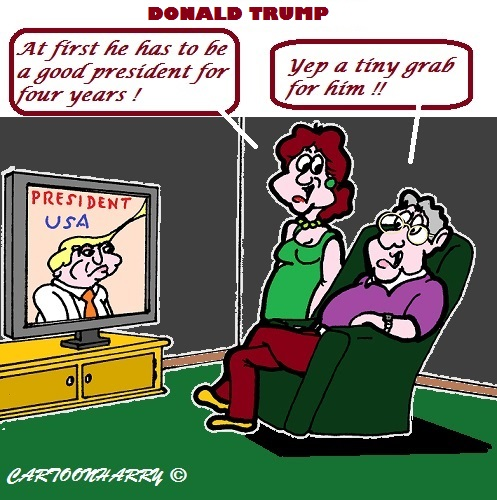 Cartoon: Donald Trump 1