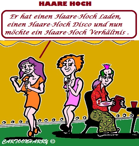 Cartoon: Haare-Hoch 1