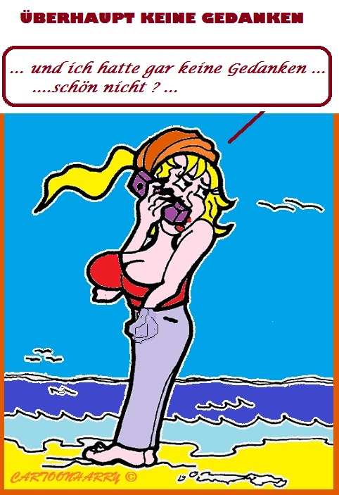 Cartoon: Gedanken 1