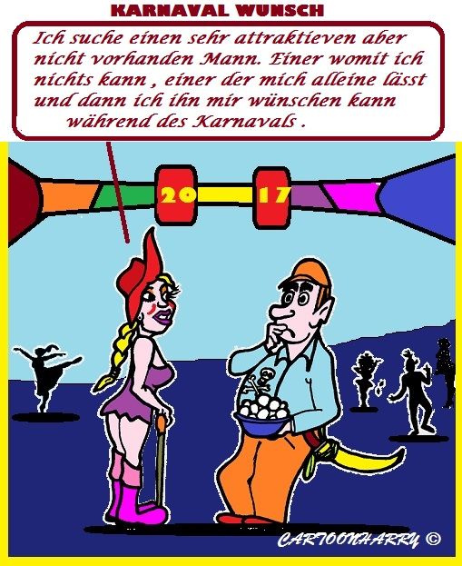 Cartoon: Wunsch Mann 1