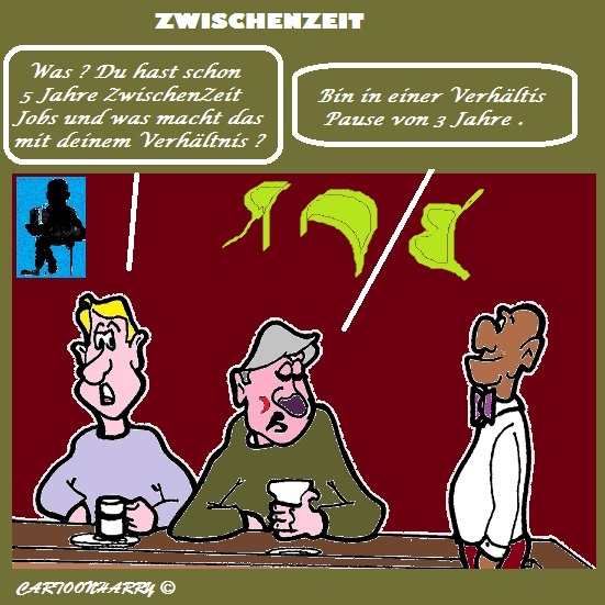 Cartoon: Zwischenzeit 1