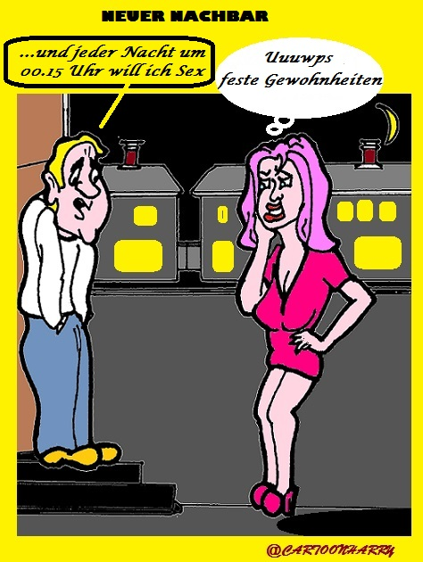 Cartoon: Ein neuer Nachbar 1