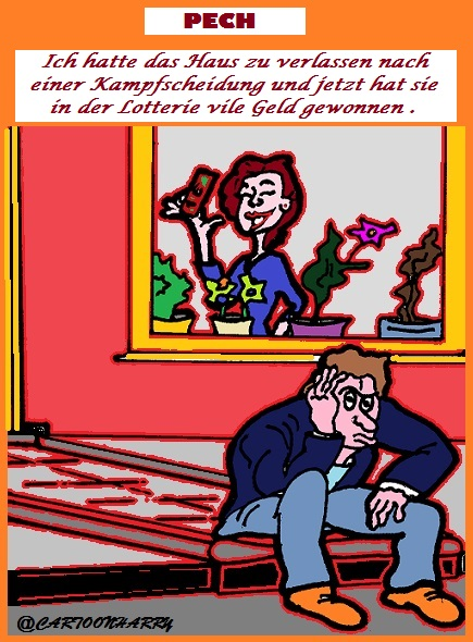 Cartoon: Pech 1