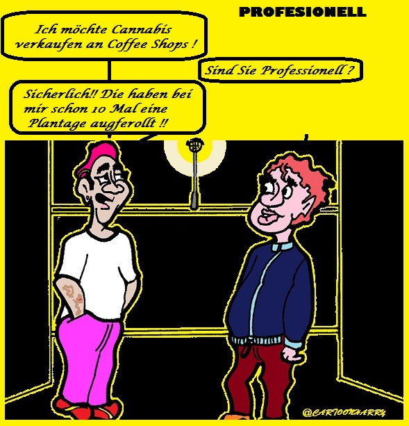 Cartoon: Weed Verkauf 1