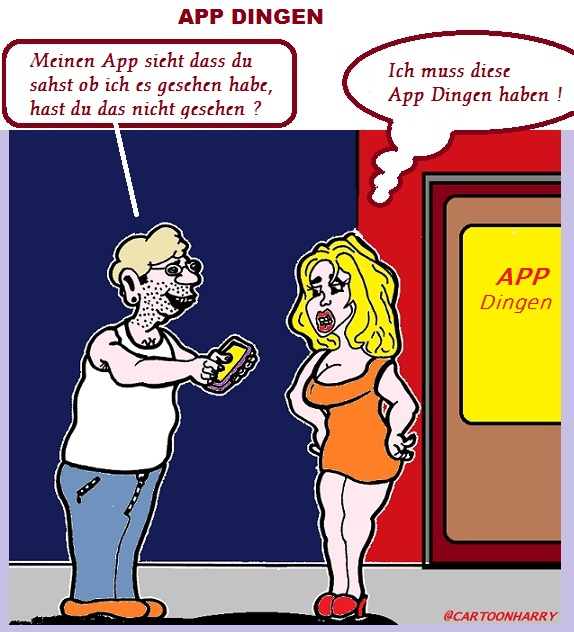 Cartoon: App Dingen 1