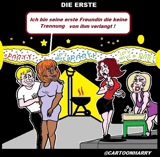 Cartoon: Die Erste 1