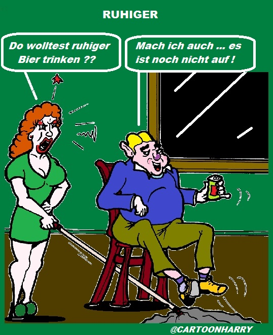 Cartoon: Ruhiger 1