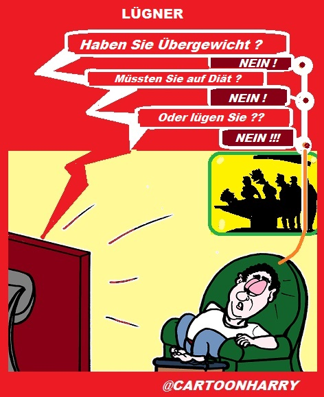 Cartoon: Ein Dicker Lügner 1