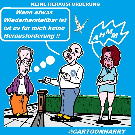 Cartoon: Keine Herausforderung 1