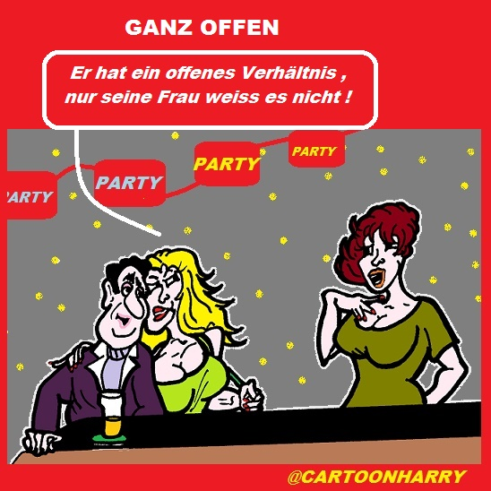 Cartoon: Ganz Offen 1