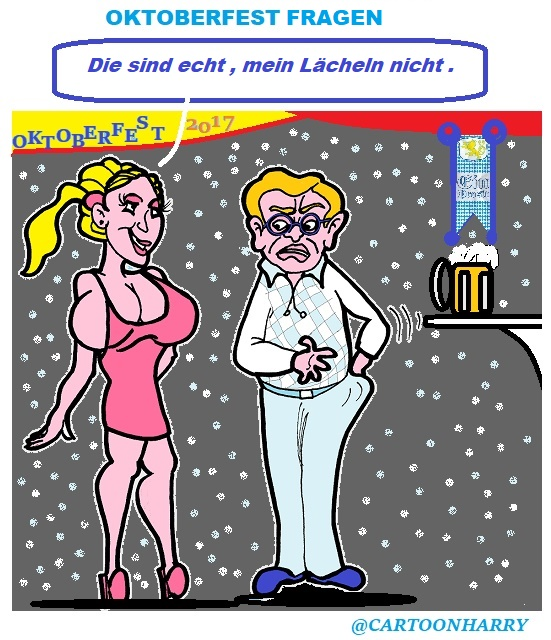 Cartoon: Oktoberfest Fragen 1