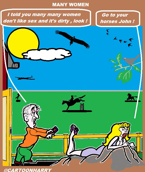 Cartoon: Look Horses 1