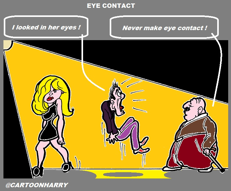 Cartoon: Eye Contact 1