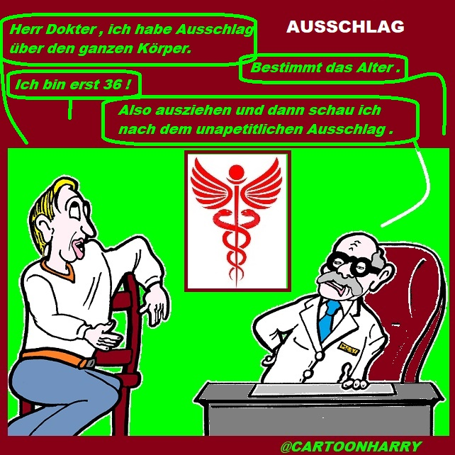 Cartoon: Ausschlag 1