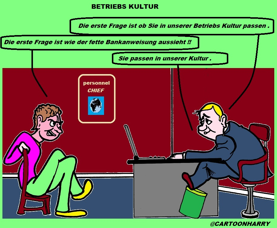 Cartoon: Betriebs Kultur 1