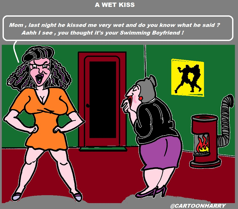 Cartoon: A Wet Kiss 1