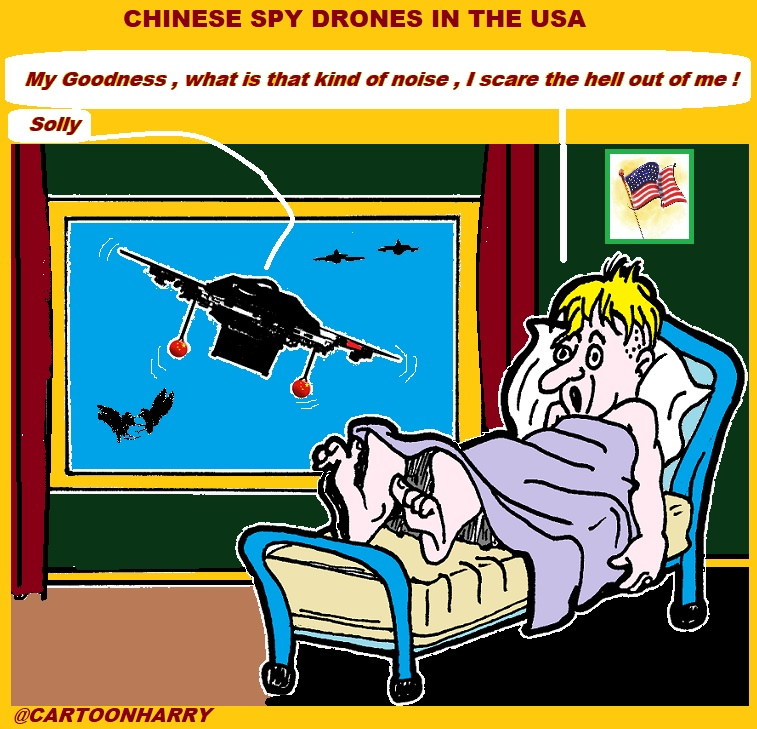 Cartoon: Chinese Drones 1