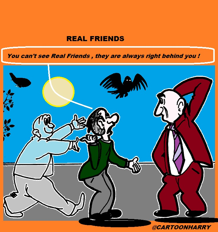 Cartoon: Real Friends 1