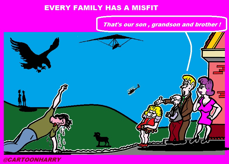 Cartoon: A Misfit 1
