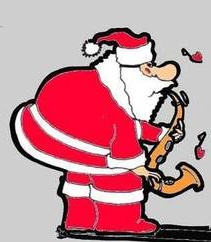 Cartoon: Santa Sax 1
