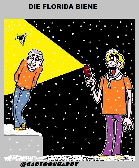 Cartoon: Florida Biene 1