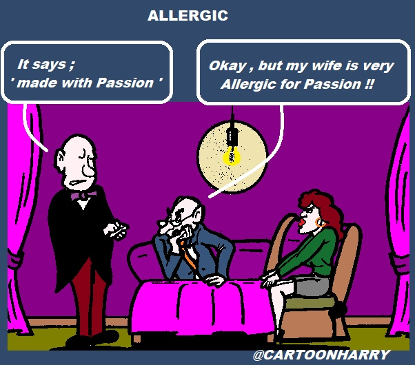 Cartoon: Allergic 1