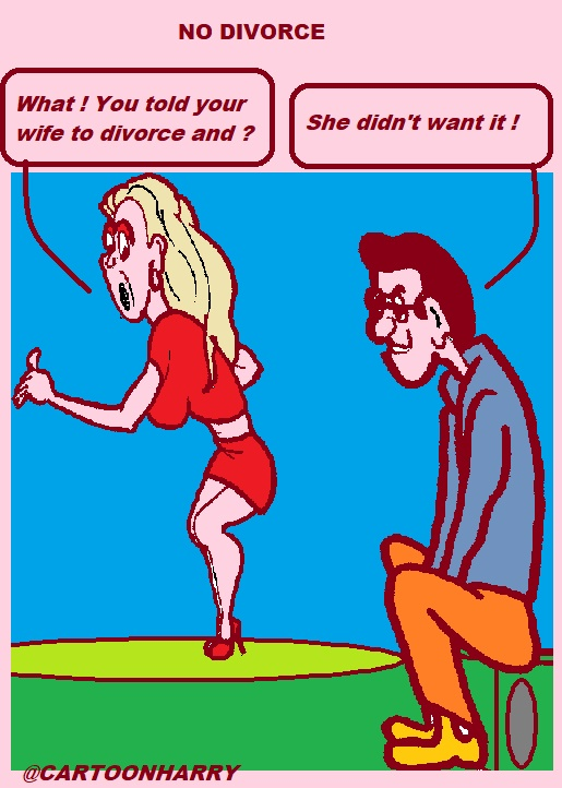 Cartoon: No Divorce 1