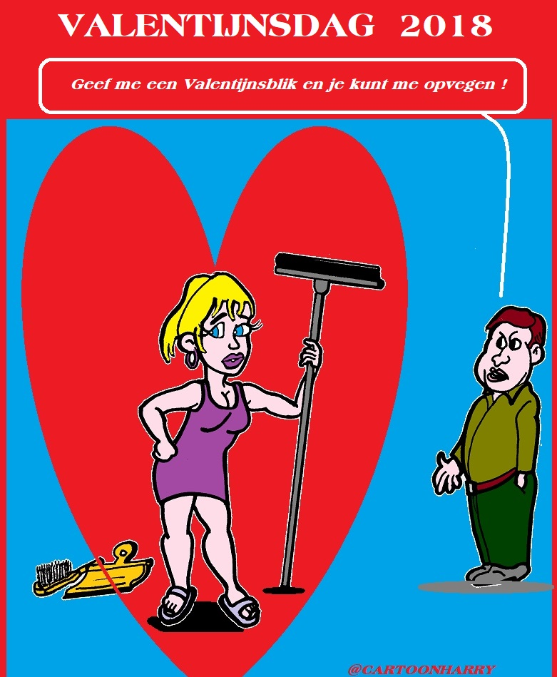 Cartoon: Valentijnsdag2018 1