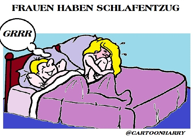 Cartoon: Schlafentzug 1