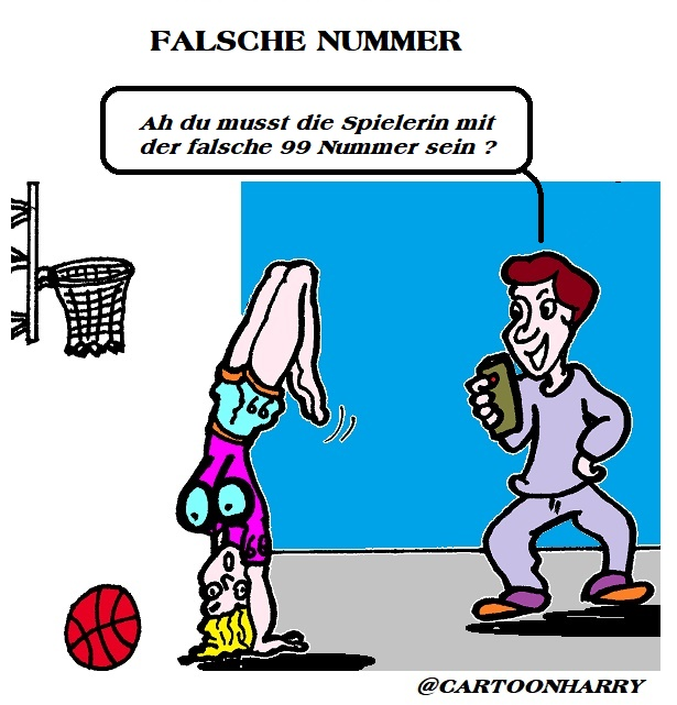 Cartoon: Falsche Nummer 1