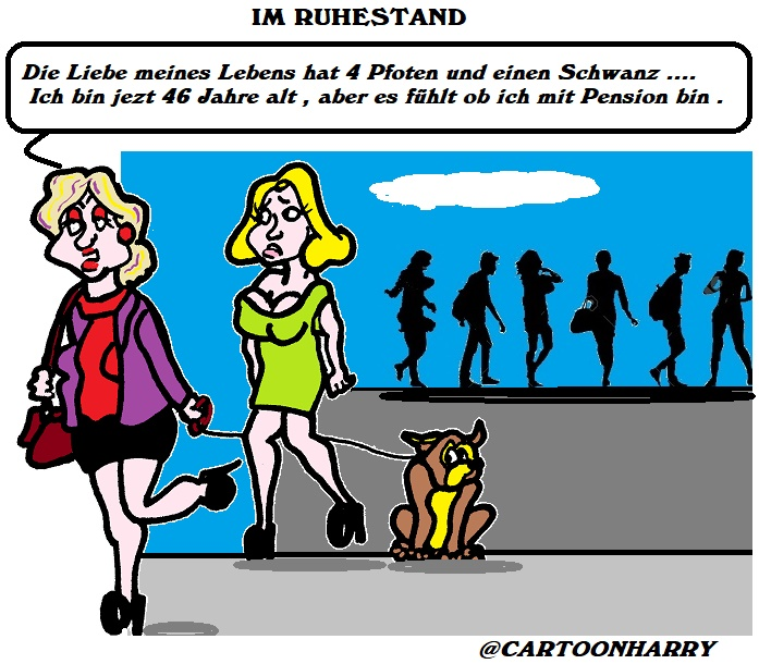 Cartoon: Im Ruhestand 1