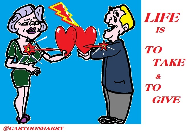 Cartoon: Give and Take 1