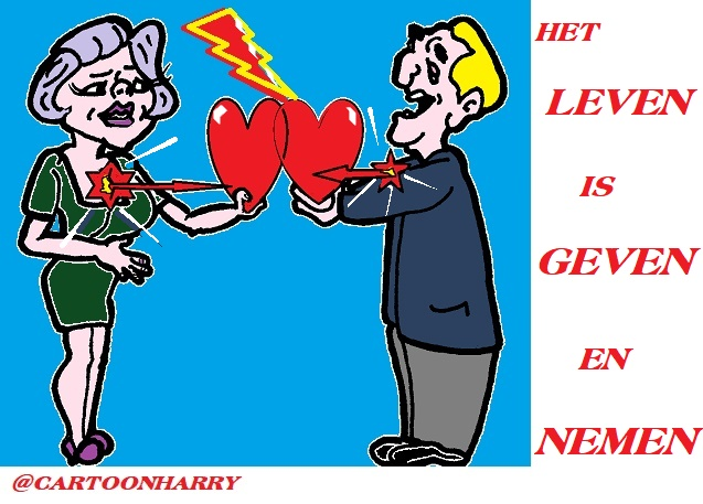 Cartoon: Geven en Nemen 1