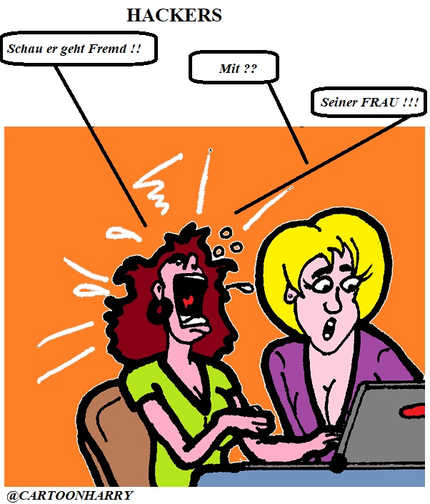 Cartoon: Hackers 1