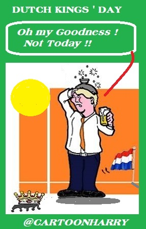 Cartoon: Dutch Kingsday 1
