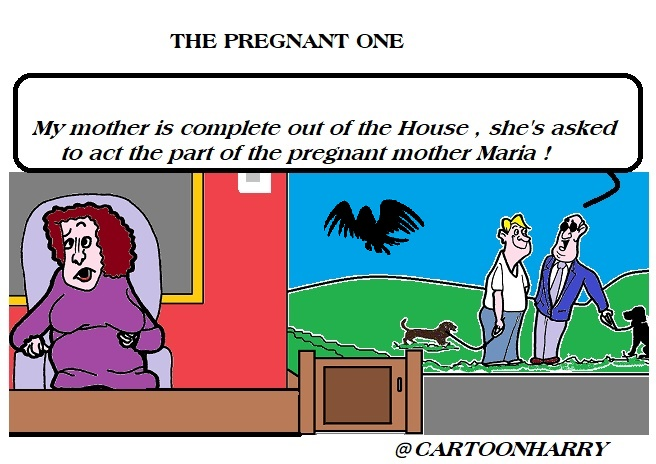 Cartoon: Pregnant Mother Maria 1