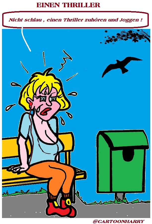 Cartoon: Einen Thriller 1
