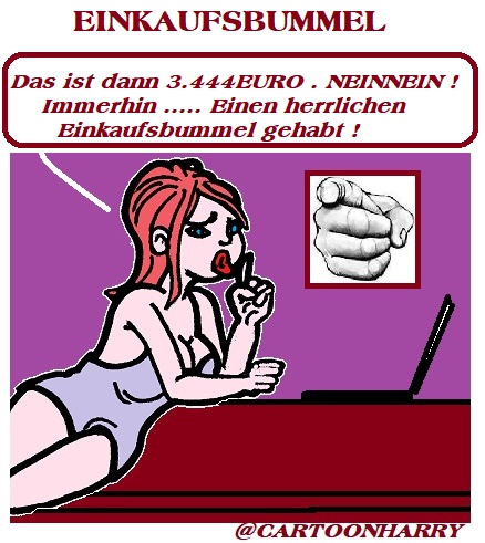 Cartoon: Einkaufen 1