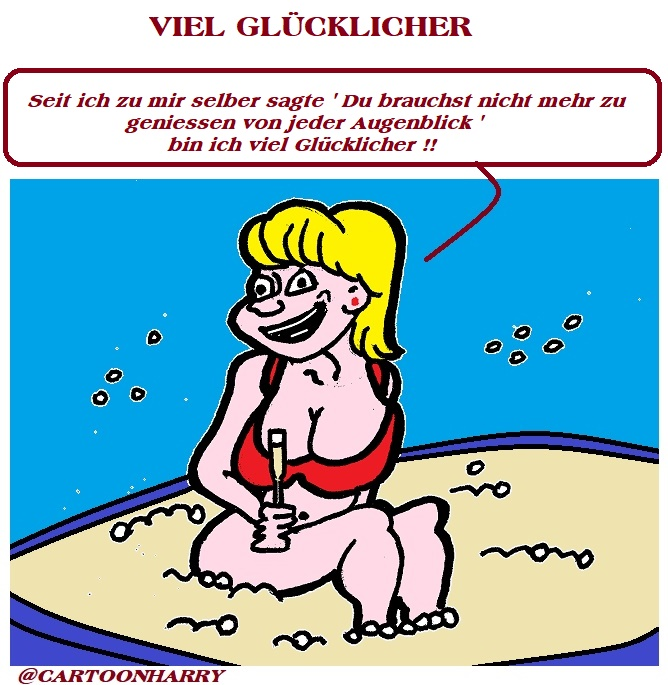 Cartoon: Viel Glücklicher 1