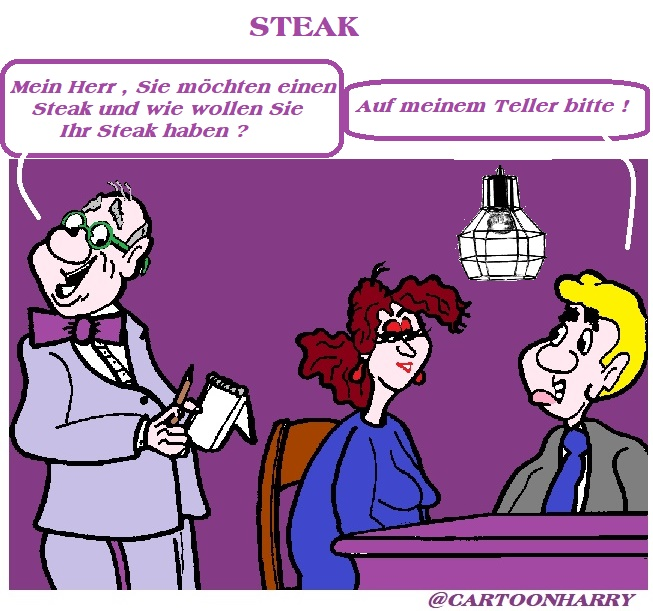 Cartoon: Steak Order 1