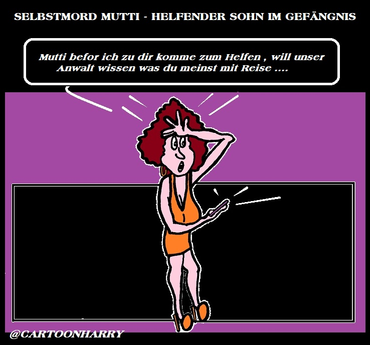 Cartoon: Selbstmord 1
