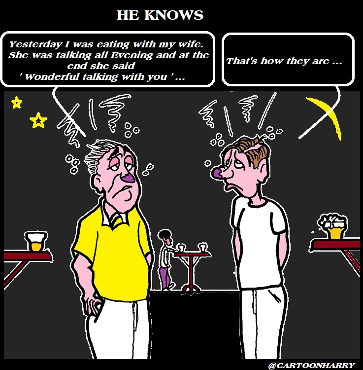 Cartoon: He Knows 1